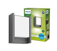 Philips Applique Murale Exterieur LED, Lampe Exterieur, Gris Anthracite, Classe énergétique A, Résistant à l'eau IP44, Philips Arbour, pour éclairage de votre maison, jardin et terrasse