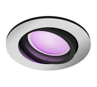 Philips Lighting Hue Spot de plafond LED 00 Hue White - Col. Amb. Centura Einbauspot rund aluminium 350lm GU10 5.7 W -