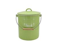 Philips Lighting Krüger M10PAG Poubelle avec Couvercle Email Pastel Vert 31,4 x 28,9 x 28,8 cm