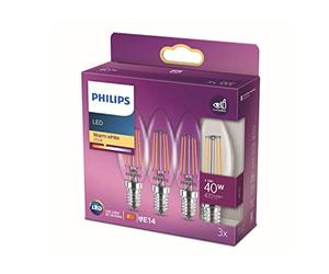 Philips Lighting LED CEE E) 76381700 76381700 E14 N/A Puissance: 4.3 W Blanc Chaud N/A 5 kWh/1000h