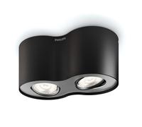 Philips Lighting LED Phase Myliving Spot, Metall, 4,5 W, Schwarz