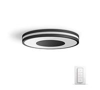 Philips Lighting White Ambiance BEING Plafonnier 32W - Noir (télécommande incluse), compatible Bluetooth