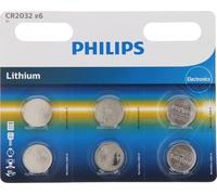 Philips Lithium Battery Blister 6 Pcs Cr2032P6/01B Lithium Battery