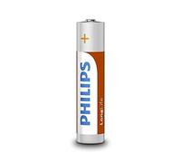 Philips Piles LongLife R03L4B AAA (LR03) 1,5V Carbon Zinc Blister 4 pièces