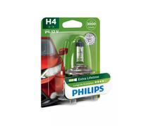 Philips Longlife EcoVision H4 Halogène 60/55W 12V Ampoules Auto