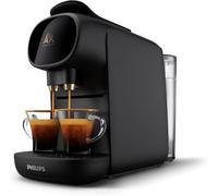 Philips L'Or Barista Cafetière à capsules Sublime - machine à café à 19 bars, Piano Noir, Reconnaissance des Capsules Doubles, 1 ou 2 Tasses, Bac d'Égouttement Réglable, Noir (LM9012/60)