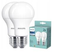 Philips, Lot de 2 ampoules LED, ampoule LED, ampoule à LED, A60 E27 8W 4000K blanc neutre, 806lm, lampes à économie d'énergie, ampoules LED, 2 pièce|872016919165500