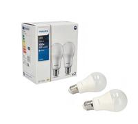 PHILIPS Lot de 2 ampoules LED CorePro A60 E27 13 W = 100 W neutre 4000 K 470 lm LED E27 ampoules LED multipack de 2