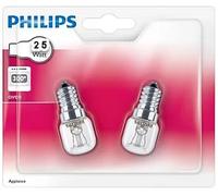 PHILIPS Lot de 2 ampoules SES E14 V 25 W pour fours, lampes de sel de l'Himalaya, lampes à lave, machine à coudre, réfrigérateurs