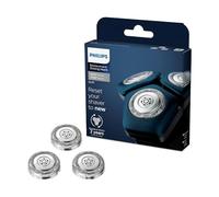 PHILIPS Lot de 3 têtes de rasoir électrique de rechange compatibles avec séries 7000 et série angulaire 5000, lames SteelPrecision SH71/51