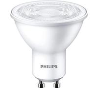 Philips Lot de 4 ampoules LED, remplace 50 W, GU10, blanc chaud (2700 Kelvin), 345 lumens, réflecteur