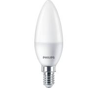 Philips Lot de 4 lampes LED E14 forme flamme 40W 4000K