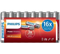 Philips Lr03p16f/10 1x16 Power Piles alcalines AAA Pack avantageux pour appareils