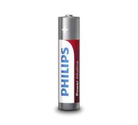 Philips LR03P4B/05 - Power Alkaline AAA Battery Pack - (1 x Blister 4 Pack) - 1.5V