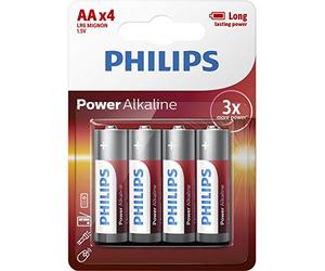 Philips LR6PB4C Power Life Pile Alkaline Blister 4 LR6 (AA)