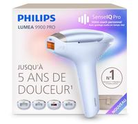 Philips Lumea 9900 Pro Épilateur à lumière pulsée - alternative au laser en institut, utilisation facile, sécurité de qualité médicale, 4 accessoires corps, visage, maillot et aisselles, BRC343/00