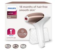 Philips Lumea série 9000, Épilateur à lumière pulsée, alternative à l'épilation laser, technologie SenseIQ, 3 accessoires pour corps, visage et zones de précision, usage avec ou sans fil, BRI955/00