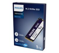 Philips Disque Dur Interne Solid State M.2 M140 - NVMe PCIe Gen3 1 to (2280), pour PC de Bureau et Portables, pour l'édition Graphique et vidéo, Le Jeu, Lecture 3500 Mo/s, écriture 3000 Mo/s