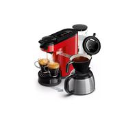 philips machine à café à dosette 1 bar 1450w rouge HD6592.85