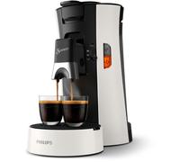 Philips Machine à café à dosettes Senseo® Select, 3 spécialités de café, Sélection de la force du café Plus, Crema Plus, blanc (CSA230/00)