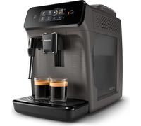 Philips Machine à café automatique pour 2 spécialités de café, machine à espresso, 1,8 l, café en grains, moulin intégré, 1500 W, noir (aquafiltre non fourni)