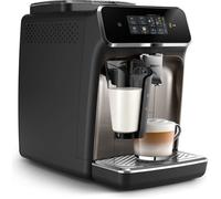 Philips Machine à café entièrement automatique série 2200, 2 réglages de café, mousseur à lait, noir (EP2336/40)