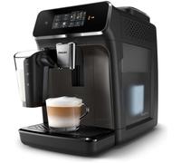 Philips Machine à café entièrement automatique série 2200, 2 réglages de café, mousseur de lait, noir (EP2334/10)