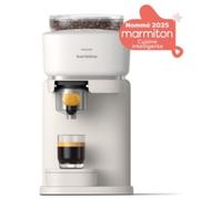 Philips Machine à expresso Baristina BAR300/03 avec broyeur blanche porte-filtre jaune