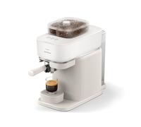 Philips Baristina Espresso Machine - Automatically grinds, tamps&brews, Easy bean switching, 16-bar pressure pump, Compact design, Easy clean, Espresso&Lungo - White with White Portafilter (BAR320/00)