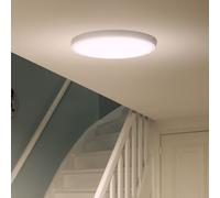 PHILIPS LED Magneos Plafonnier rond à montage en surface 12W, Blanc chaud 2700K, pour éclairage intérieur, salon et chambre à coucher, blanc