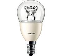 Philips Master LED 3,5 W Lustre Ampoule de balle de golf (25 W de remplacement), à intensité variable, Petit culot à vis E14, gris, E14 (Small Edison Screw), 1.7W 230V