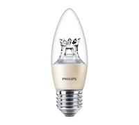 Philips Master LED 929002491299 Bougie B38 5,5 W (remplacement de 40 W) Bougie Edison E27 Ton faible, blanc chaud 2200 K-2700 K