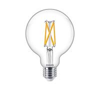 Philips MASTER Value LED Globe E27 93mm Filament Claire 5.9W 806lm - 922-927 Blanc Très Chaud | Meilleur Rendu Des Couleurs - Dimmable - Équivalent 60W
