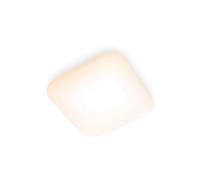 Philips Mauve, Plafonnier LED 12W, Carré, Blanc Chaud 2700K, Blanc
