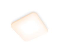 Philips Mauve, Plafonnier LED 24W, Carré, Blanc Chaud 2700K, Blanc