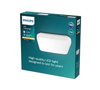 Philips MAUVE plafonnier LED carré 17W, Blanc