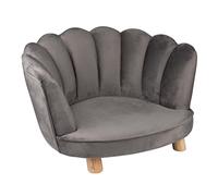 Philips maxxpro Canapé pour Chat et Chien - Lit pour Chien et Chat - pour Chats et Chiens jusqu'à 80 kg - Surélevé avec Pieds en Bois - Couchage et Meubles pour Chiens et Chats - Matériau en Velours - 61,5 x