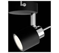 Meranti single spot black 1x35W 230V
