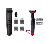 Philips mg3710/85 tondeuse multifonctions 6 en 1 barbe et nez-oreilles + une tondeuse corps
