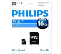 Philips microSDHC-Card 16GB, Class 10 incl. Ad.