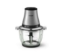 Philips Mini hachoir bol en verre HR1503/00 2 L 500 W argent