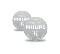 Philips Minicells Batterie CR2032P2/01B - Piles domestiques (Single-Use Battery, CR2032, Lithium, 3 V, 2 pièce(s), 210 mAh)