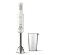 Philips Mixeur plongeant ProMix série 3000 avec gobelets gradués, 400 W, blanc (HR2534/00)