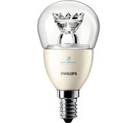 Philips Master LED 3,5 W Lustre Ampoule de balle de golf (25 W de remplacement), à intensité variable, Petit culot à vis E14, gris, E14 (Small Edison Screw), 1.7W 230V
