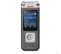 Philips VoiceTracer DVT6115 Enregistreur Vocal, 8 Go, MP3, 3 Microphones HiFi, Enregistrement Musical. Reconnaissance vocale Sembly AI. Création de comptes rendus de réunions et d’Actions à mener