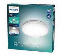 Philips Moire, plafonnier LED rond, 6W, Blanc froid 4000K, Blanc