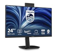 Philips Moniteur 24B2N3200JH 24 Pouce 120Hz IPS Dalle, 4ms GtG, Ajustable en Hauteur, Webcam, Haut-parleurs, USB Hub(1920x1080 HDMI 1x 1.4 DP 1x 1.2) Noir