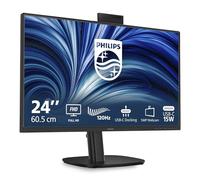 Philips Moniteur 24B2U3301H 24 Pouce 120Hz IPS 4ms Ajustable en hauteur Webcam Haut-parleurs Noir