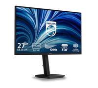 PHILIPS Moniteur 27B2N3200J 27 Pouce 120Hz IPS Dalle, 4ms GtG, Ajustable en Hauteur, Haut-parleurs, USB Hub(1920x1080 HDMI 1x 1.4 DP 1x 1.2) Noir