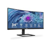 Philips monitors Philips Écran incurvé 346E2CUAE 86 cm (34 pouces) (HDMI, DisplayPort, USB-C, 3440 x 1440 px, 100 Hz, FreeSync) noir